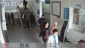 100萬像素-高清網(wǎng)絡(luò)攝像機樓梯口監(jiān)控錄像效果演示